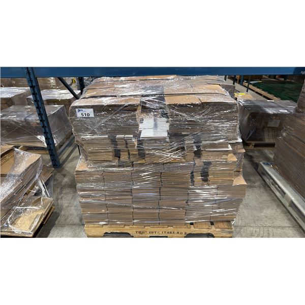 PALLET OF ASSORTED CORRUGATED CARDBOARD SHIPPING BOXES