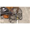 Image 4 : GROUP OF ASSORTED SHOP ITEMS - SHOVELS, RIDGED SHOP VAC, FLOOR FAN & MORE
