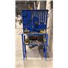 Image 1 : BLUE METAL WORK STATION WITH ASSORTED COMBINATION WRENCHES, BITS, SOCKETS & MORE