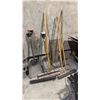 Image 1 : GROUP OF ASSORTED SHOVELS & BROOMS