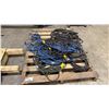 Image 1 : PALLET OF ASSORTED EXTENSION CORDS, WELDING CORDS & GAS LINES