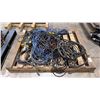 Image 2 : PALLET OF ASSORTED EXTENSION CORDS, WELDING CORDS & GAS LINES