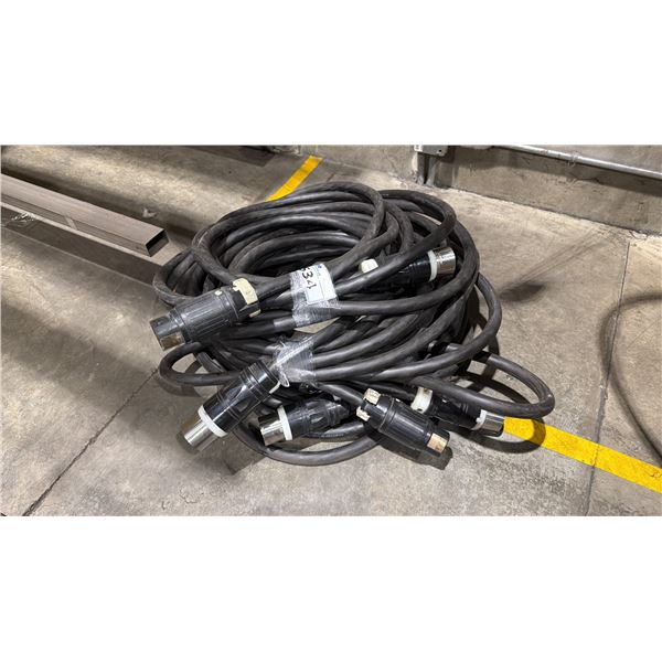 GROUP OF 4 WELDING MACHINE POWER CABLES