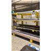 Image 2 : CANTILEVER YELLOW METAL MATERIAL RACK APPROX 6'W X 5'D X 6.5'H *LAST DAY REMOVAL*