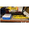 Image 10 : ORANGE BLUE PALLET RACKING SHELF/UNIT - ASSORTED WELDING ELECTRODE WIRE & MISC ITEMS