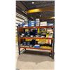 Image 1 : ORANGE BLUE PALLET RACKING SHELF/UNIT - ASSORTED WELDING ELECTRODE WIRE & MISC ITEMS