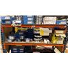 Image 3 : ORANGE BLUE PALLET RACKING SHELF/UNIT - ASSORTED WELDING ELECTRODE WIRE & MISC ITEMS