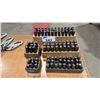 Image 1 : 5 SETS OF INDUSTRIAL STEEL PUNCH SETS- NUMBERS & LETTERS