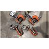 Image 3 : 3 HOOK SCREW CLAMPS, 2 HEAVY DUTY LIFTING HOOKS & 3 PLATE GRABBERS