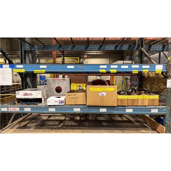 APPROX 10 BOXES OF ASSORTED LINK BELTS