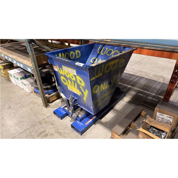 BLUE ULINE H-2641 HALF YARD STANDARD DUTY DUMP HOPPER