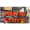 Image 2 : LARGE GROUP OF ASSORTED LIFTING EQUIPMENT- LARGE CHAIN LIFTS, SLINGS, SHACKLES, ETC