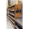Image 2 : METAL FRAMED WITH WOOD SHELVING UNIT APPROX 6.9'L X 2'D X 6'H *CONTENTS NOT INCLUDED*