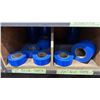 Image 2 : APPROX 30 ROLLS OF BLUE ULINE ASSORTED SIZE TAPE & APPROX 20 BOXES OF STEEL WASHERS