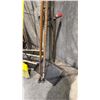 Image 4 : GROUP OF ASSORTED SHOP SUPPLIES- SHOP VAC, BROOMS, DUST PAN