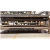 Image 5 : METAL/WOOD STEEL TOP 2 TIER SHOP TABLE WITH 8' PULL OUT WORK SURFACE APPROX 10'L X 5'D X 3'H