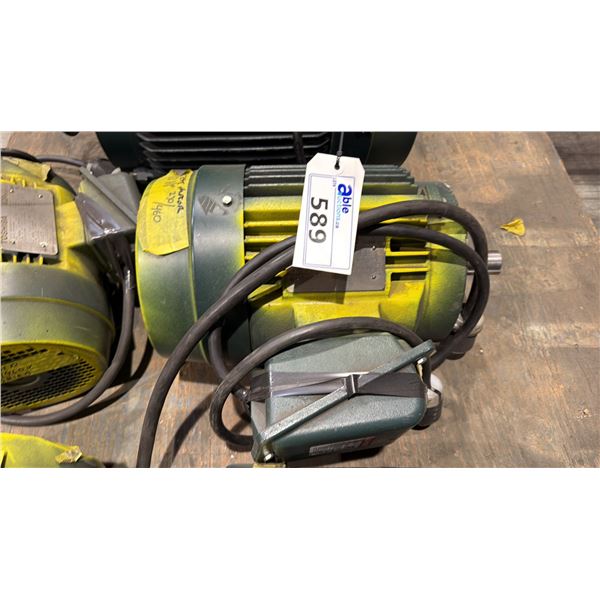 TOSHIBA 10 HP ELECTRIC MOTOR