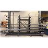 Image 1 : HEAVY DUTY UPRIGHT MATERIAL RACK APPROX 12'H X 7'W X 5.5'D WITH 2 ADDITIONAL BOTTOM SUPPORTS & 12