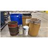 Image 2 : PALLET OF ASSORTED BINS, BARRELS & BUCKETS