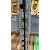 Image 2 : 4 BAYS OF BLUE PALLET RACKING W/MESH DECK SHELVING - (5) UPRIGHTS AND (24) 10FT SIDE RAILS