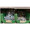 Image 20 : GREY METAL/WOOD SHELVING UNIT WITH ASSORTED HARDWARE- WASHERS, BOLTS, NUTS, CAP SCREWS & MORE