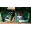 Image 17 : GREY METAL/WOOD SHELVING UNIT WITH ASSORTED HARDWARE- WASHERS, BOLTS, NUTS, CAP SCREWS & MORE