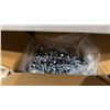 Image 22 : GREY METAL/WOOD SHELVING UNIT WITH ASSORTED HARDWARE- WASHERS, BOLTS, NUTS, CAP SCREWS & MORE