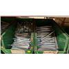 Image 14 : GREY METAL/WOOD SHELVING UNIT WITH ASSORTED HARDWARE- WASHERS, BOLTS, NUTS, CAP SCREWS & MORE