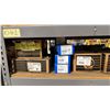 Image 28 : GREY METAL/WOOD SHELVING UNIT WITH ASSORTED HARDWARE- WASHERS, BOLTS, NUTS, CAP SCREWS & MORE