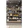 Image 2 : GREY METAL/WOOD SHELVING UNIT WITH ASSORTED HARDWARE- WASHERS, BOLTS, NUTS, CAP SCREWS & MORE