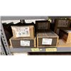 Image 34 : GREY METAL/WOOD SHELVING UNIT WITH ASSORTED HARDWARE- WASHERS, BOLTS, NUTS, CAP SCREWS & MORE
