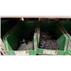 Image 12 : GREY METAL/WOOD SHELVING UNIT WITH ASSORTED HARDWARE- WASHERS, BOLTS, NUTS, CAP SCREWS & MORE