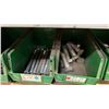 Image 13 : GREY METAL/WOOD SHELVING UNIT WITH ASSORTED HARDWARE- WASHERS, BOLTS, NUTS, CAP SCREWS & MORE