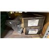 Image 15 : GREY METAL/WOOD SHELVING UNIT WITH ASSORTED HARDWARE- WASHERS, BOLTS, NUTS, CAP SCREWS & MORE