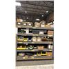 Image 2 : GREY METAL/WOOD SHELVING UNIT WITH ASSORTED HARDWARE- WASHERS, BOLTS, NUTS, CAP SCREWS & MORE