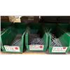 Image 8 : GREY METAL/WOOD SHELVING UNIT WITH ASSORTED HARDWARE- WASHERS, BOLTS, NUTS, CAP SCREWS & MORE
