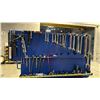 Image 9 : BLUE MOBILE TOOL CART WITH ASSORTED TOOLS- WRENCHES, SOCKETS, BITS, RATCHETS, BESSEY CLAMPS,