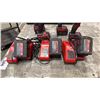 Image 4 : GROUP OF MILWAUKEE CORDLESS POWER TOOLS- 3 DRILLS, 1 WORK LIGHT, 3 CHARGERS & 7 BATTERIES