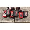 Image 3 : GROUP OF MILWAUKEE CORDLESS POWER TOOLS- 3 DRILLS, 1 WORK LIGHT, 3 CHARGERS & 7 BATTERIES