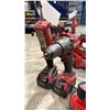 Image 3 : GROUP OF MILWAUKEE CORDLESS POWER TOOLS- 2 DRILLS, 1 WORK LIGHT,1 RACHET, 1 GREASE GUN,