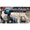 Image 2 : GROUP OF MAKITA CORDLESS POWER TOOLS- DRILL, JIGSAW, APPLICATOR GUN, 2 WORK LIGHTS, 3 CHARGERS & 5