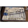 Image 4 : 2 COMBINATION WRENCH SETS, ASSORTED SOCKETS & WOODEN BOX OF ASSORTED SCREWDRIVERS