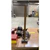 Image 6 : ASSORTED SHOP SUPPLIES- WELDING HELMETS, WORK LIGHT, HEAT GUN, KNEE PADS, TOOLBOX WITH CONTENTS &