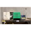Image 2 : METAL/WOOD SHELVING UNIT WITH ASSORTED HARDWARE & STEEL COMPONENTS