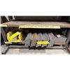 Image 9 : METAL/WOOD SHELVING UNIT WITH ASSORTED HARDWARE & STEEL COMPONENTS