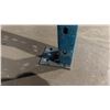 Image 3 : BLUE PALLET RACKING UNIT - (2) 12FT UPRIGHTS, (6) 14FT SIDE RAILS W/MESH DECK