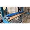 Image 5 : BLUE PALLET RACKING UNIT - (2) 12FT UPRIGHTS, (6) 14FT SIDE RAILS W/MESH DECK