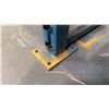Image 3 : BLUE PALLET RACKING UNIT - (2) 12FT UPRIGHTS, (6) 12FT SIDE RAILS W/MESH DECK