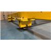 Image 3 : LARGE YELLOW STEEL MOBILE DOLLY - FOR MOVING LARGE ITEMS ON A STEEL TRACK