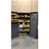 Image 2 : GREY METAL 2 DOOR CABINET WITH CONTENTS - PROFESSIONAL PAINTERS TOOLS, SUPPLIES, FITTINGS,
